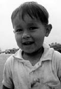 Bobby Dozier in Tokyo, Japan as a young child