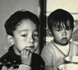 Bobby Dozier in Japan with older brother Paul