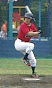 foto of Bobby Dozier batting during the annual tournament at YC&AC